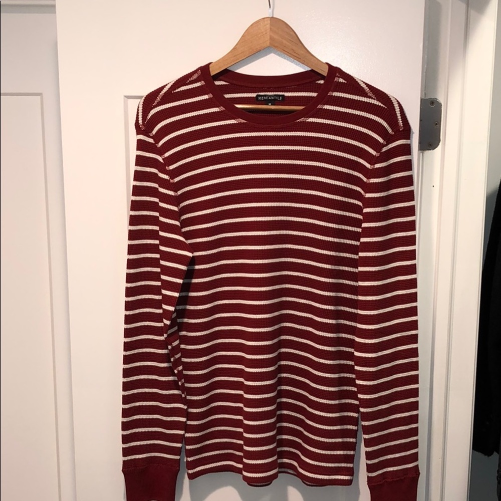 J. Crew Mercantile Long Sleeve Striped Thermal